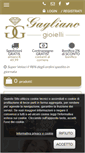 Mobile Screenshot of gaglianogioielli.com